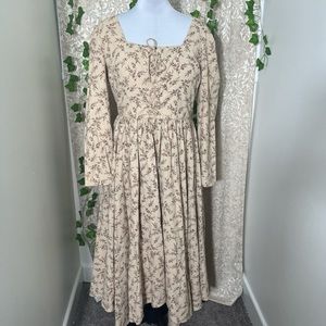 NWT Jessakae floral lace up cottagecore dress | Women’s large